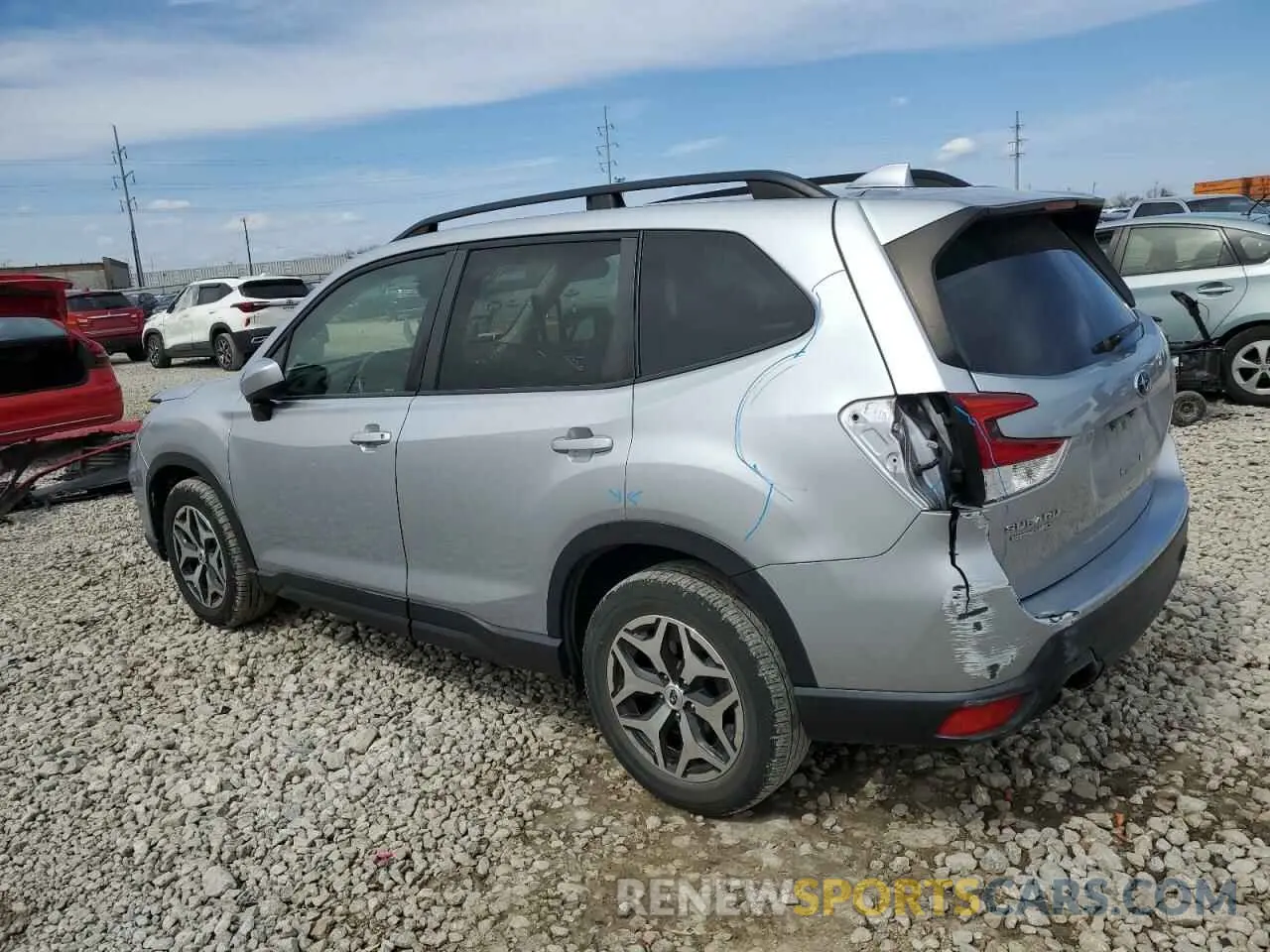 2 Photograph of a damaged car JF2SKAJC8LH500108 SUBARU FORESTER 2020
