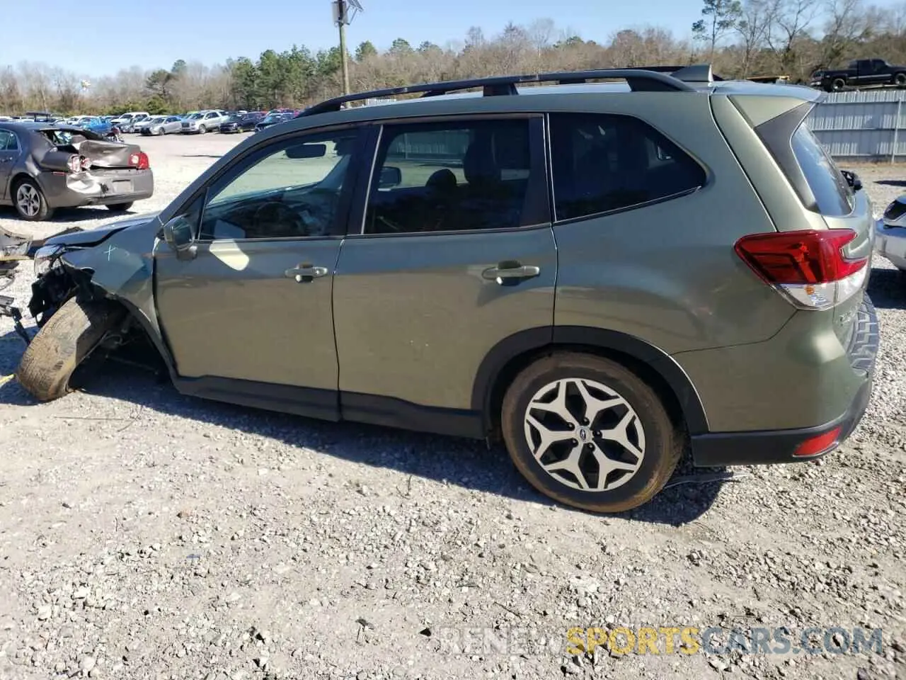 2 Photograph of a damaged car JF2SKAJC8LH606980 SUBARU FORESTER 2020