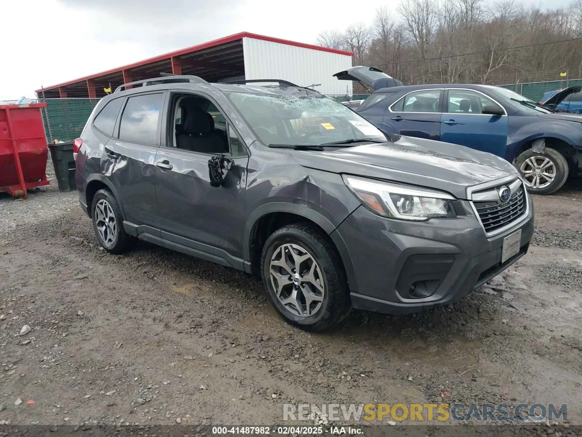1 Photograph of a damaged car JF2SKAJC9LH421160 SUBARU FORESTER 2020