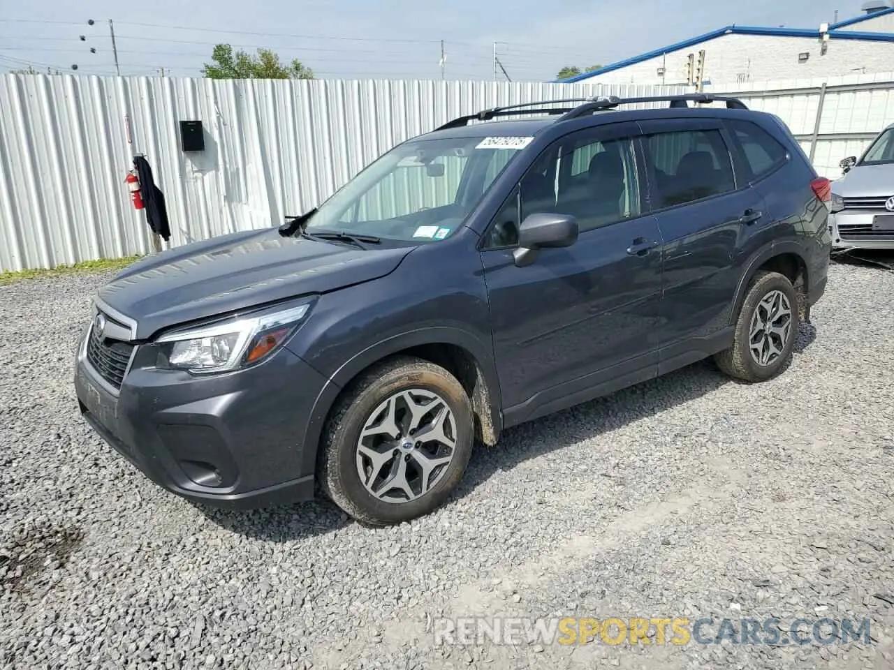 1 Photograph of a damaged car JF2SKAJC9LH421191 SUBARU FORESTER 2020