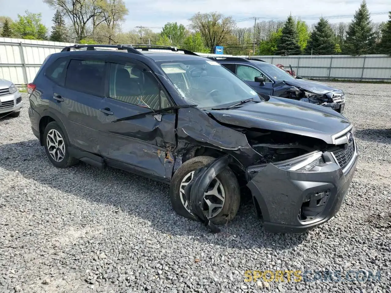 4 Photograph of a damaged car JF2SKAJC9LH421191 SUBARU FORESTER 2020