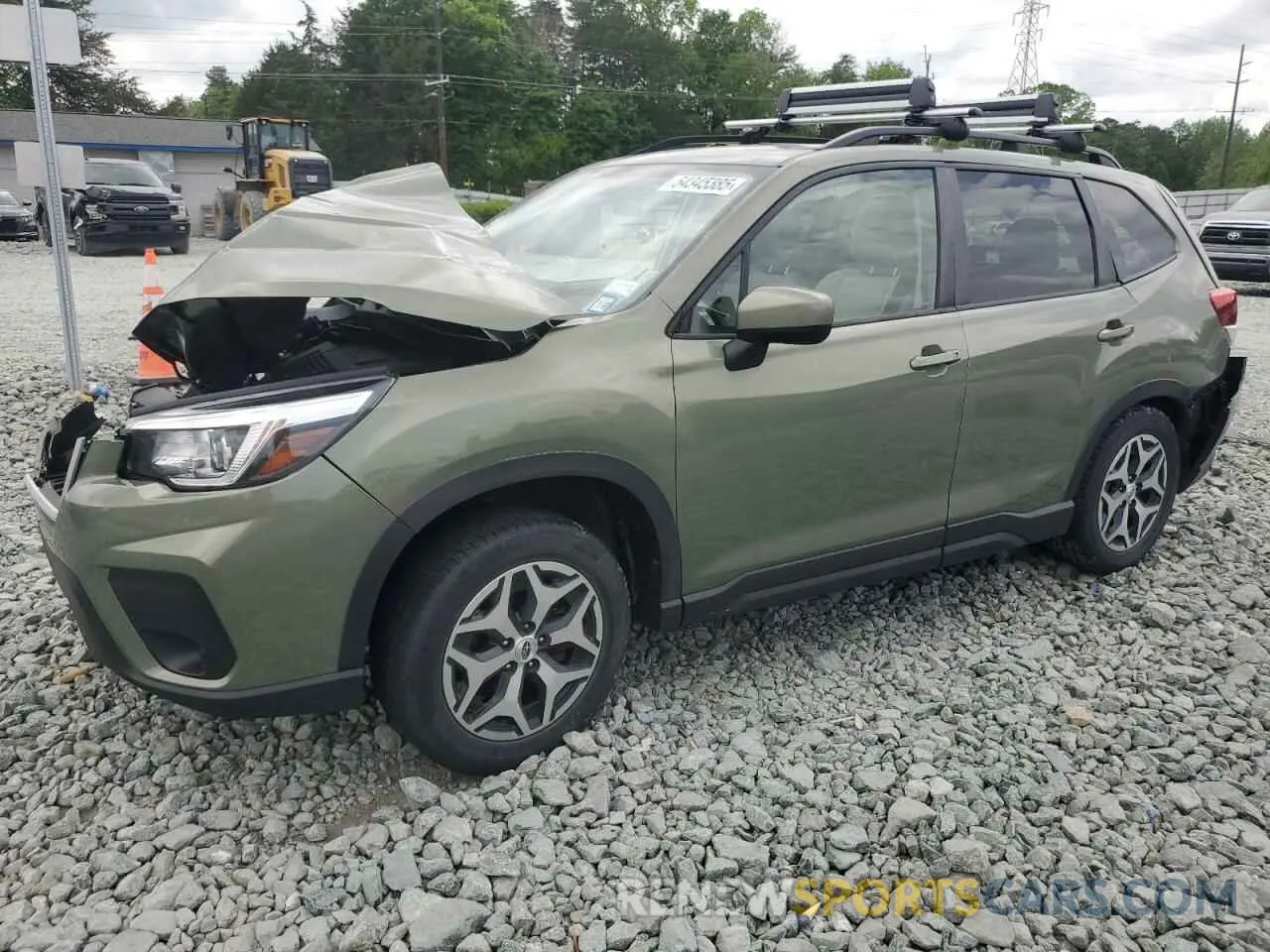 1 Photograph of a damaged car JF2SKAJC9LH457284 SUBARU FORESTER 2020