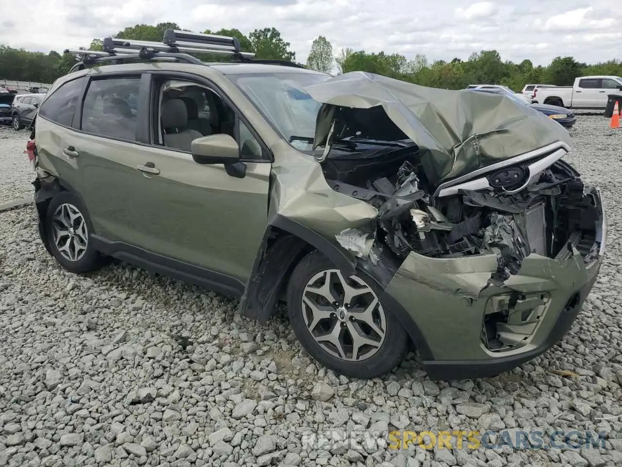 4 Photograph of a damaged car JF2SKAJC9LH457284 SUBARU FORESTER 2020