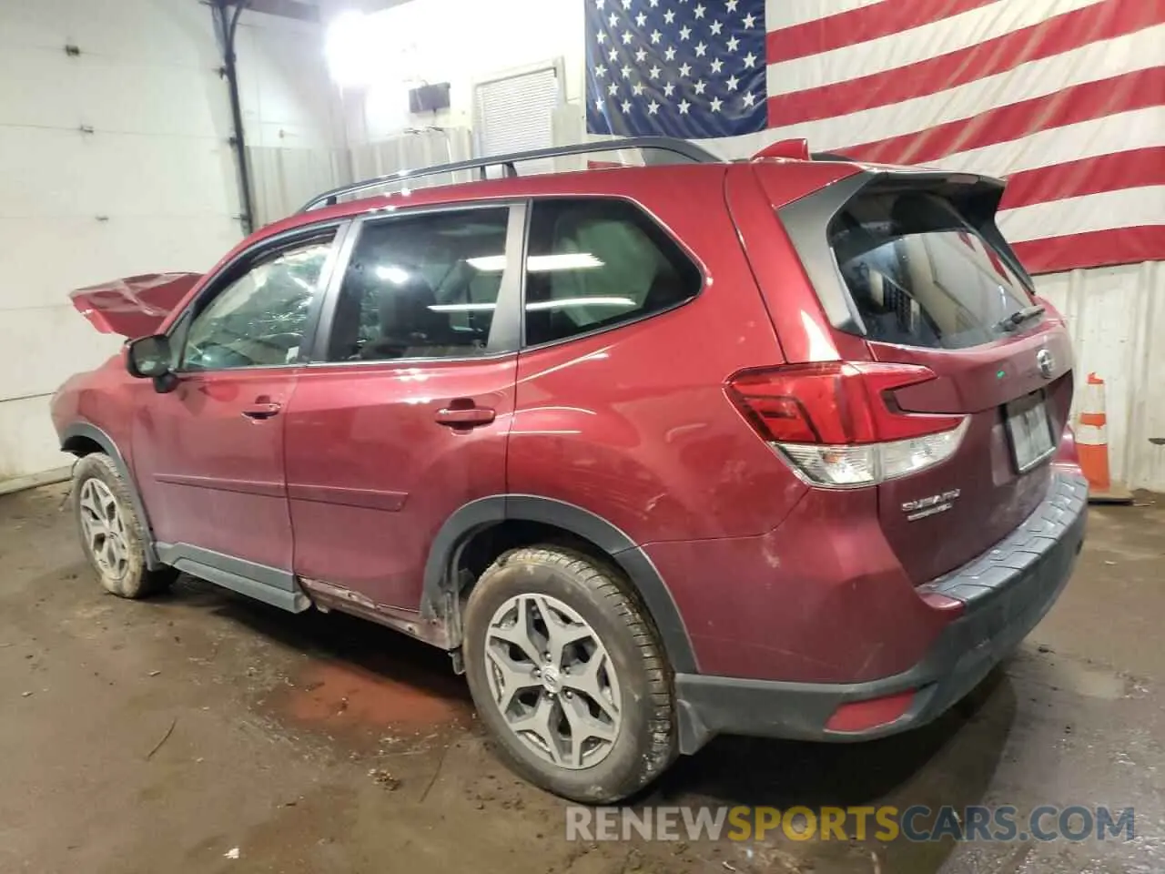 2 Photograph of a damaged car JF2SKAJC9LH487336 SUBARU FORESTER 2020