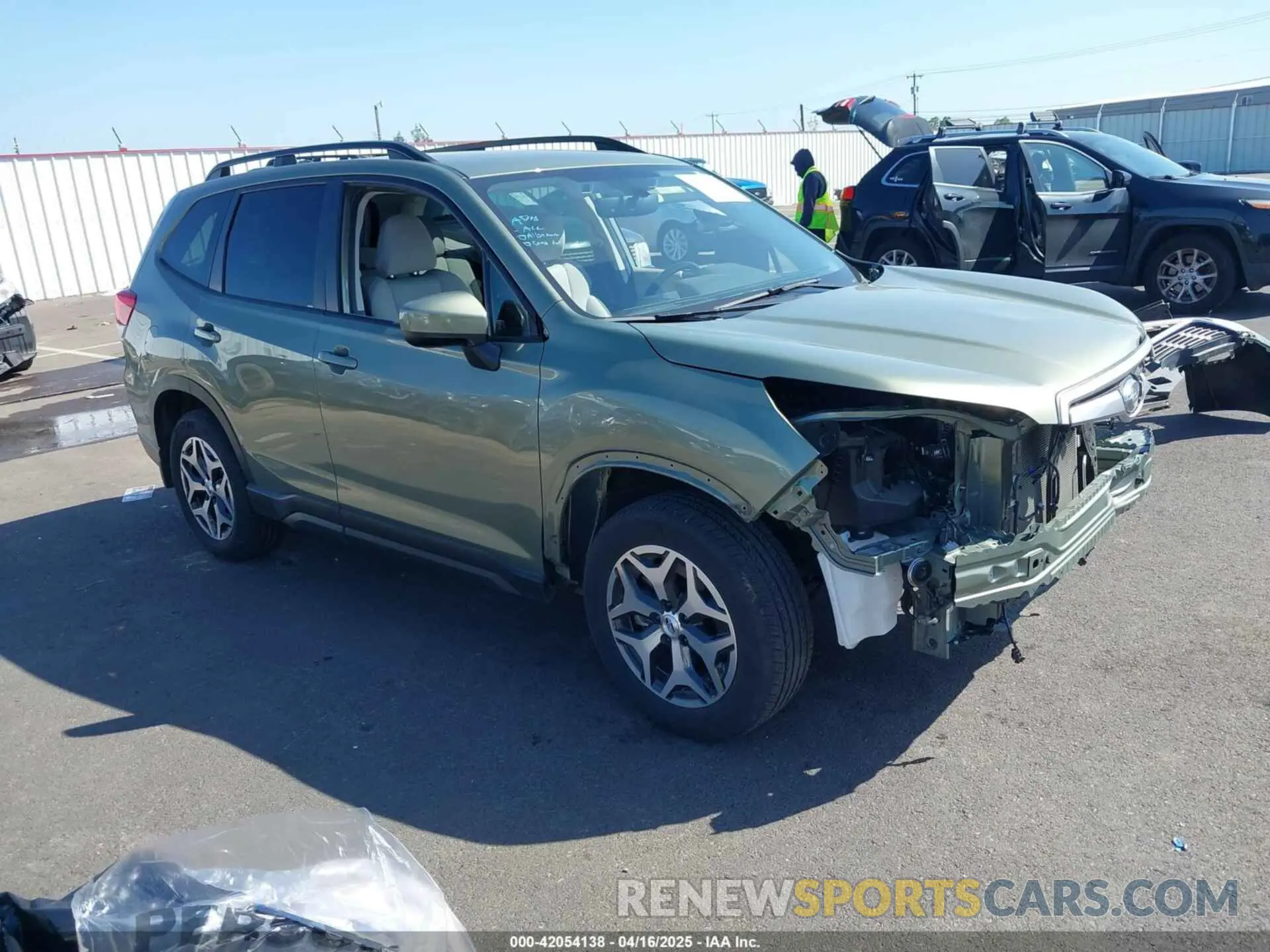 1 Photograph of a damaged car JF2SKAJC9LH551505 SUBARU FORESTER 2020