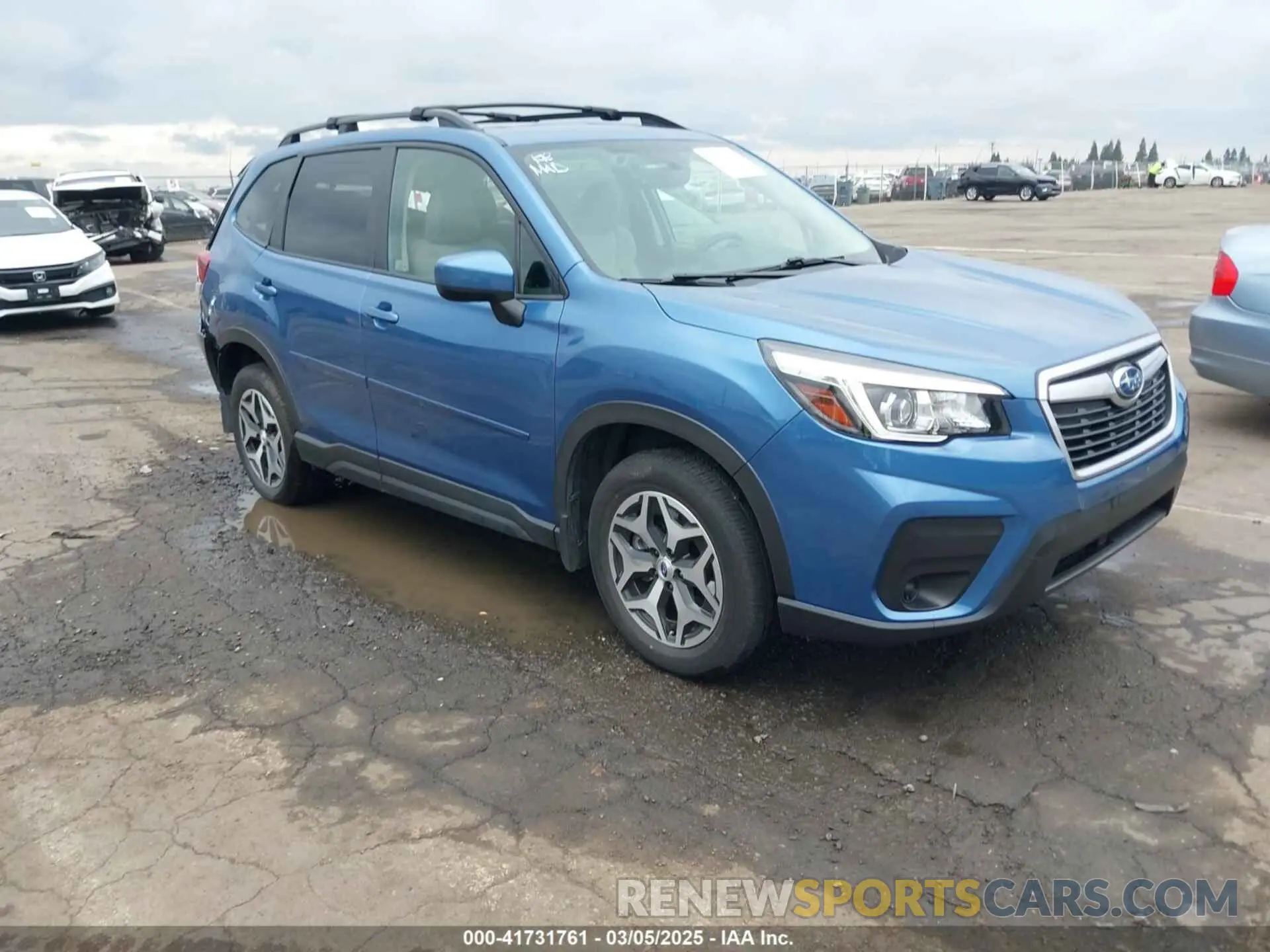 1 Photograph of a damaged car JF2SKAJC9LH582236 SUBARU FORESTER 2020