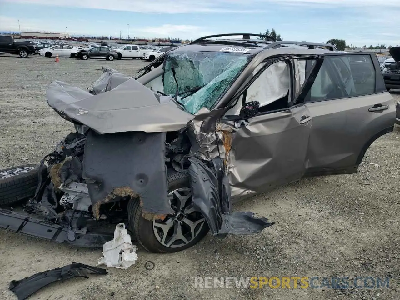 1 Photograph of a damaged car JF2SKAJCXLH430532 SUBARU FORESTER 2020