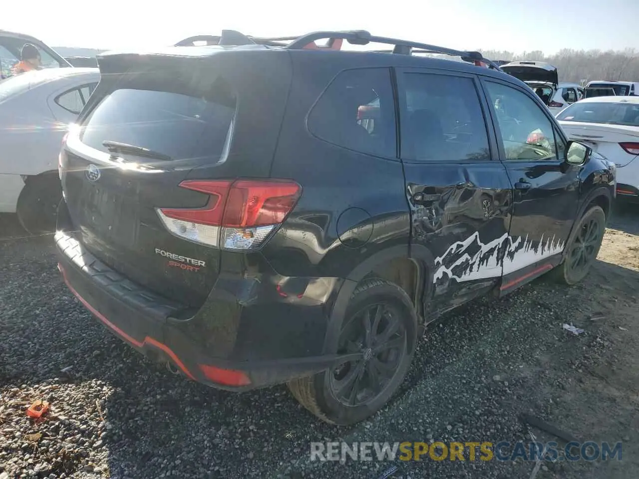 3 Photograph of a damaged car JF2SKALC4LH509000 SUBARU FORESTER 2020