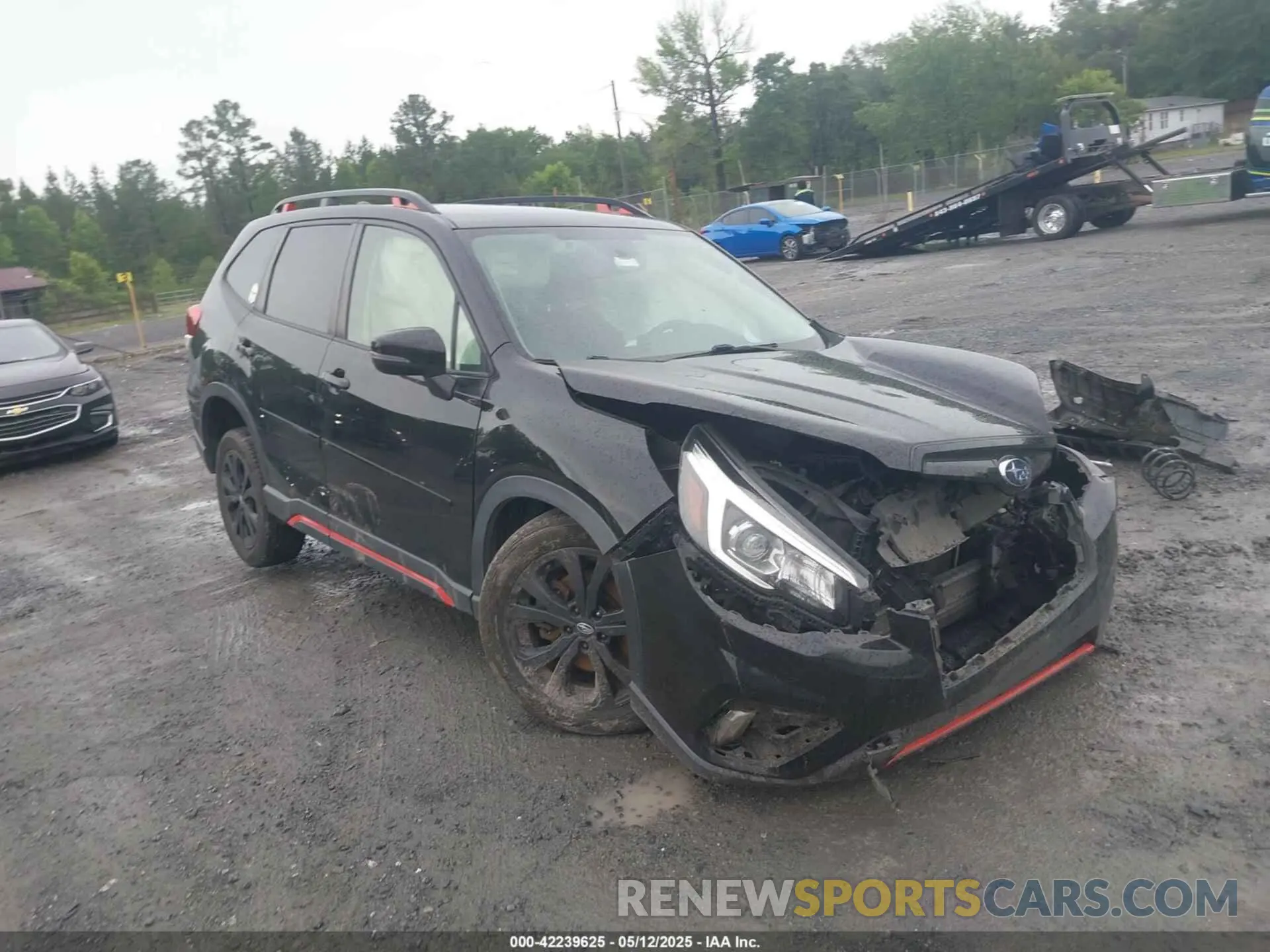 1 Photograph of a damaged car JF2SKALC7LH465221 SUBARU FORESTER 2020