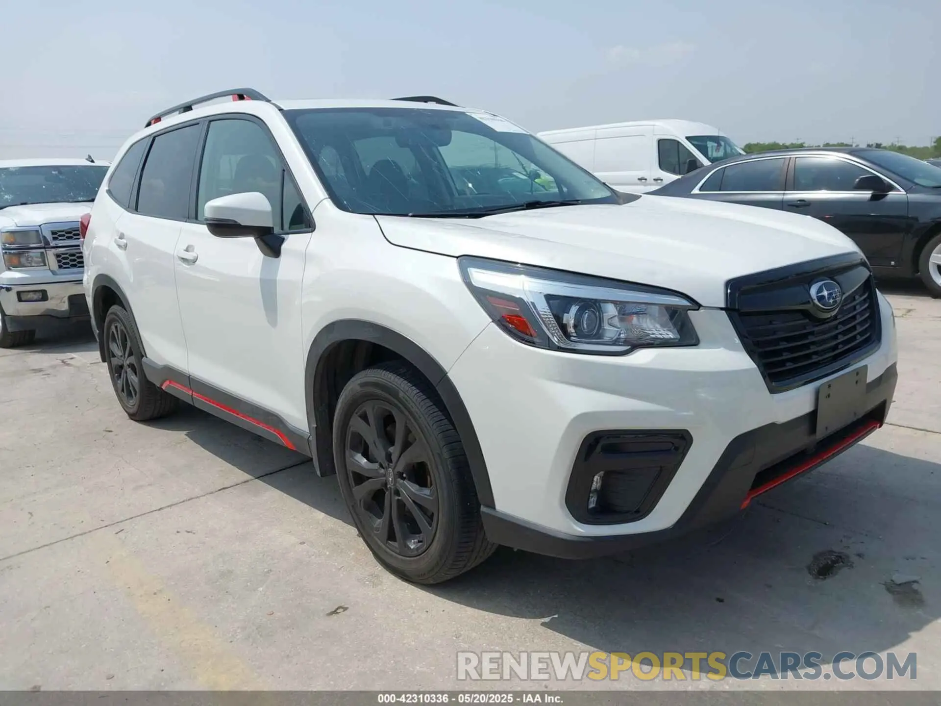 1 Photograph of a damaged car JF2SKALCXLH569282 SUBARU FORESTER 2020