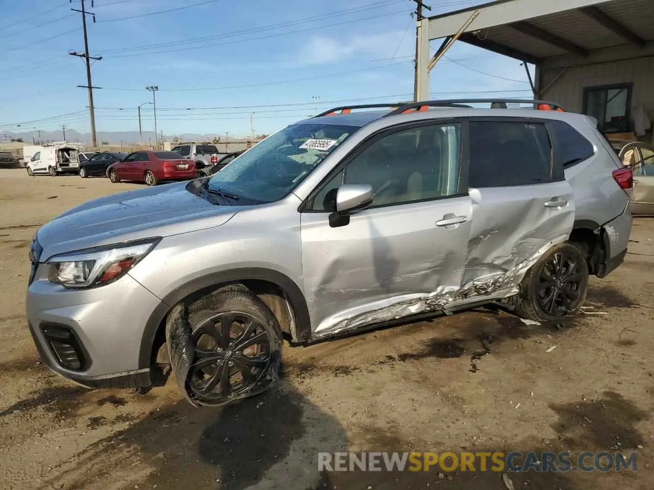 1 Photograph of a damaged car JF2SKAMC0LH455242 SUBARU FORESTER 2020