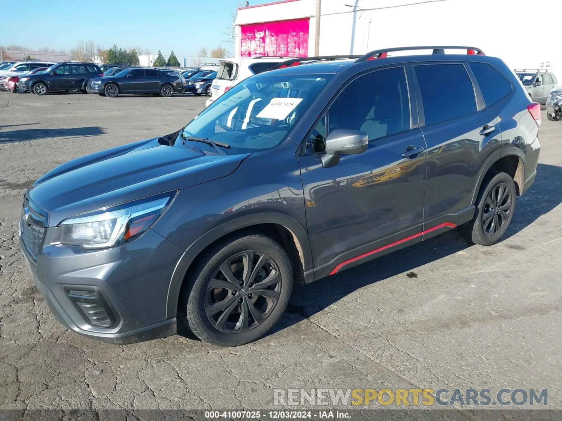 2 Photograph of a damaged car JF2SKAMC0LH494039 SUBARU FORESTER 2020