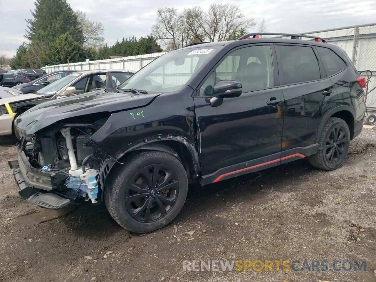 1 Photograph of a damaged car JF2SKAMC3LH480183 SUBARU FORESTER 2020