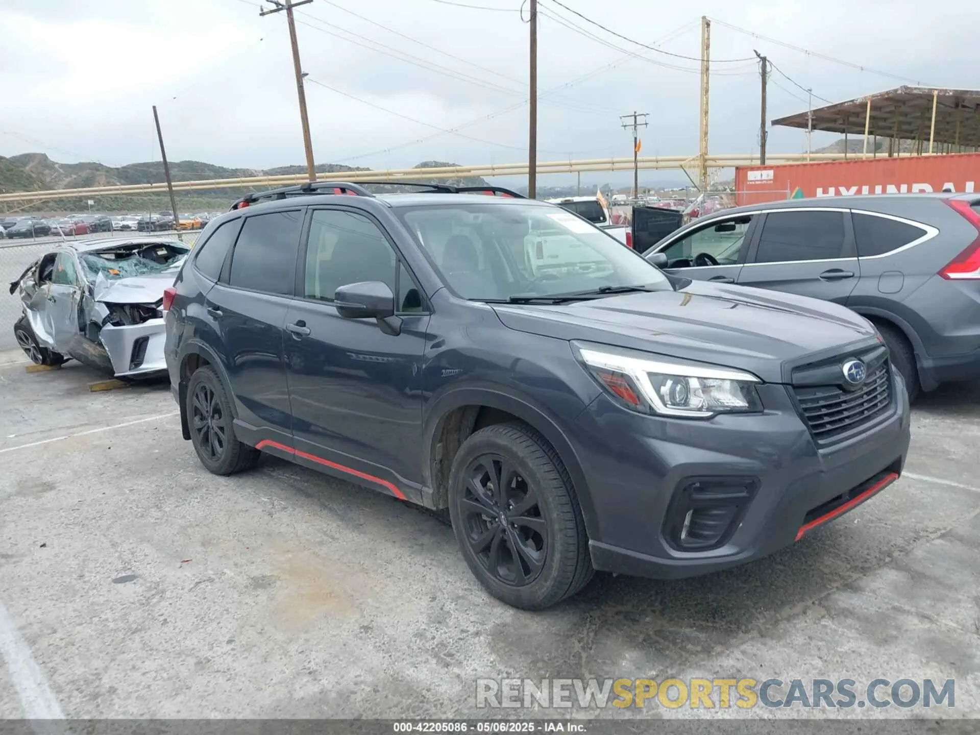 1 Photograph of a damaged car JF2SKAMC5LH506198 SUBARU FORESTER 2020