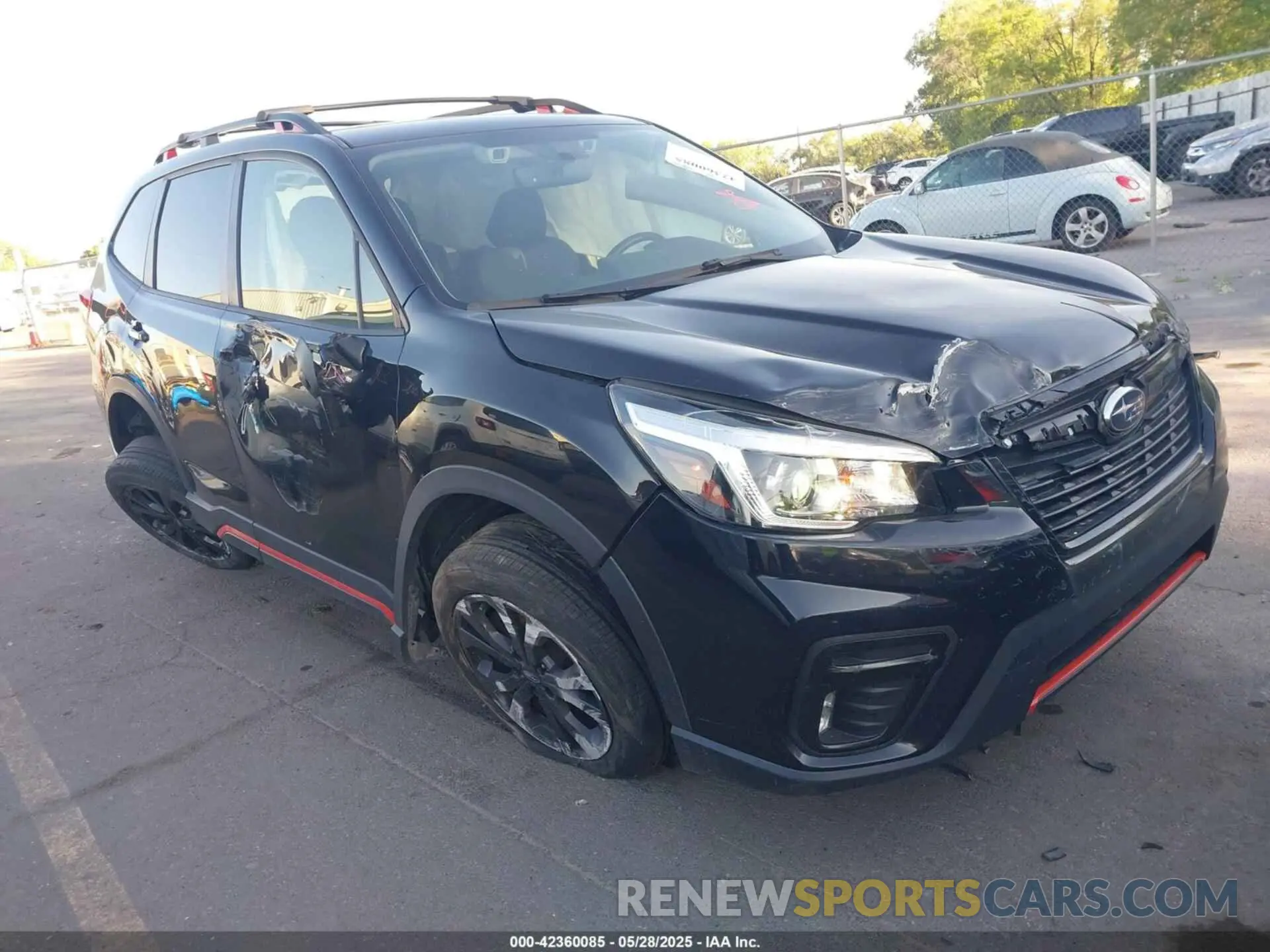 1 Photograph of a damaged car JF2SKAMCXLH501160 SUBARU FORESTER 2020