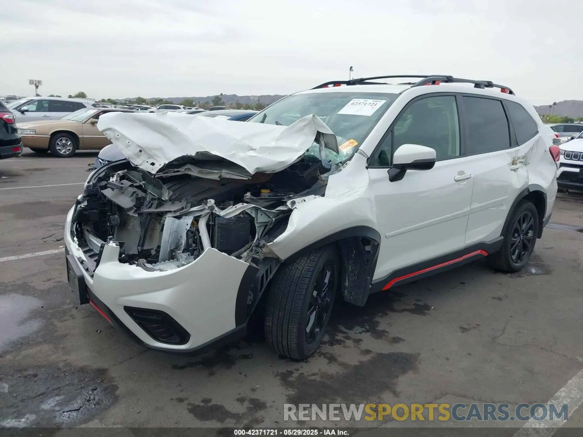 2 Photograph of a damaged car JF2SKAMCXLH556000 SUBARU FORESTER 2020