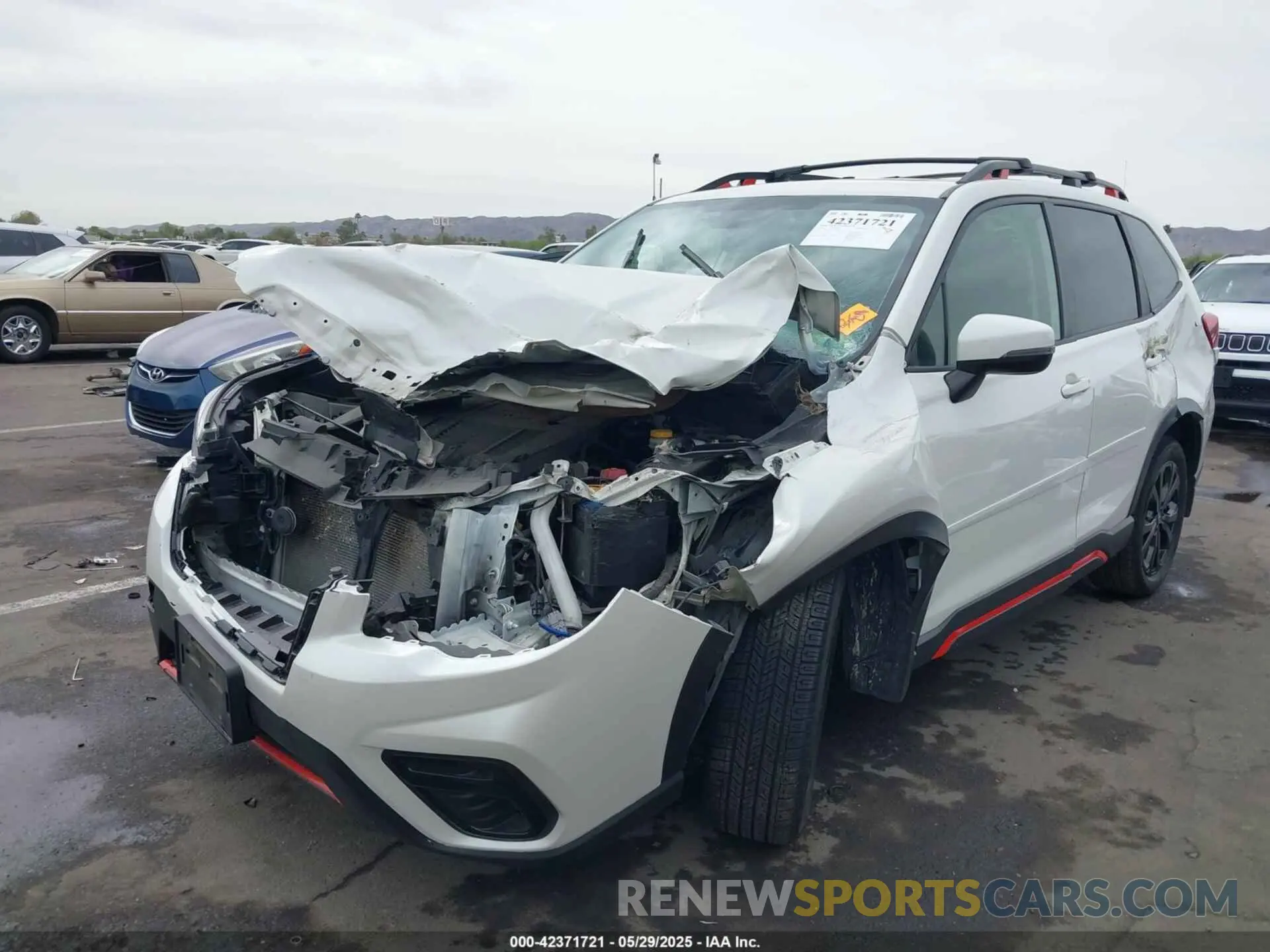 6 Photograph of a damaged car JF2SKAMCXLH556000 SUBARU FORESTER 2020