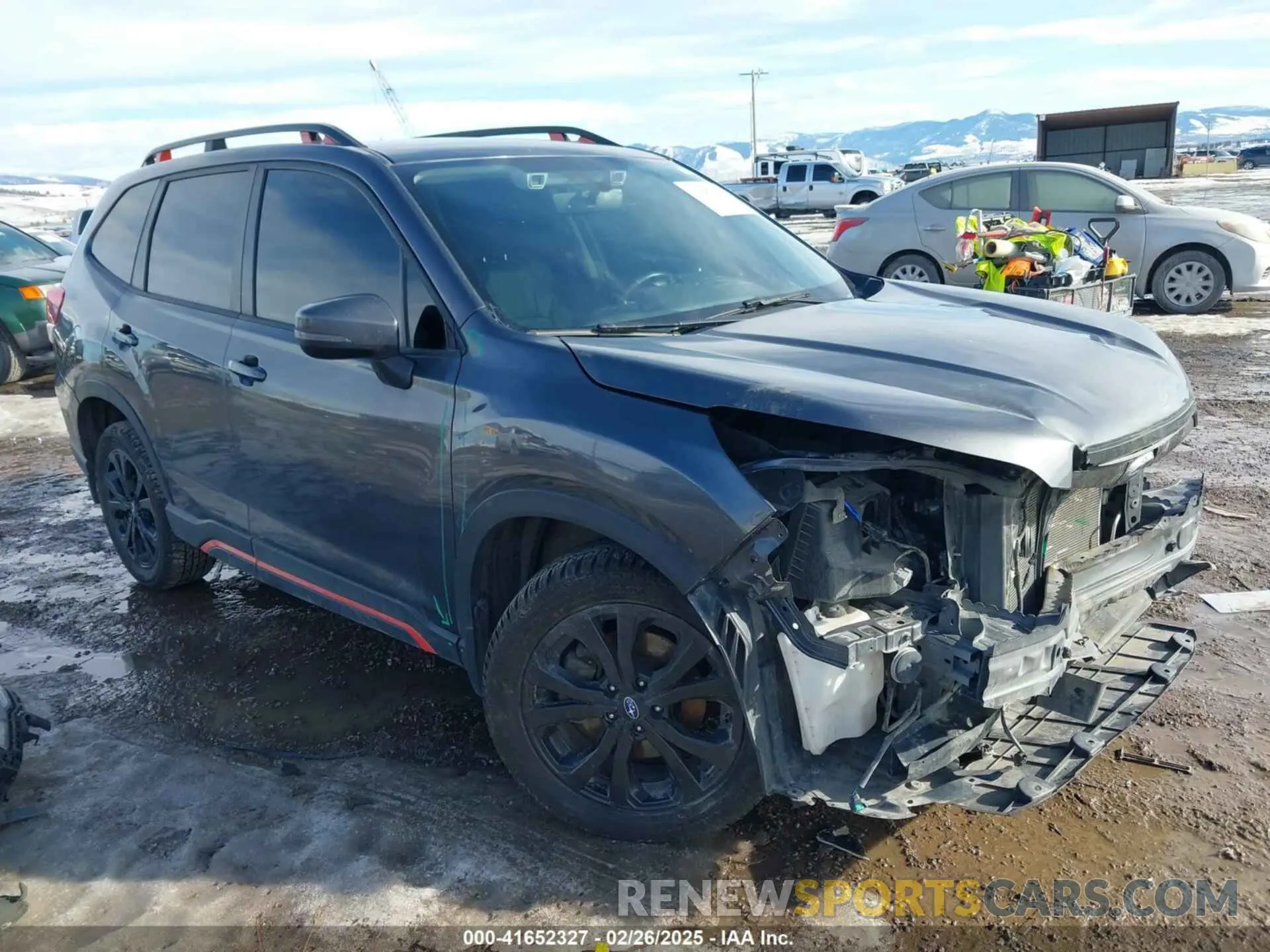 1 Photograph of a damaged car JF2SKARC0LH424677 SUBARU FORESTER 2020