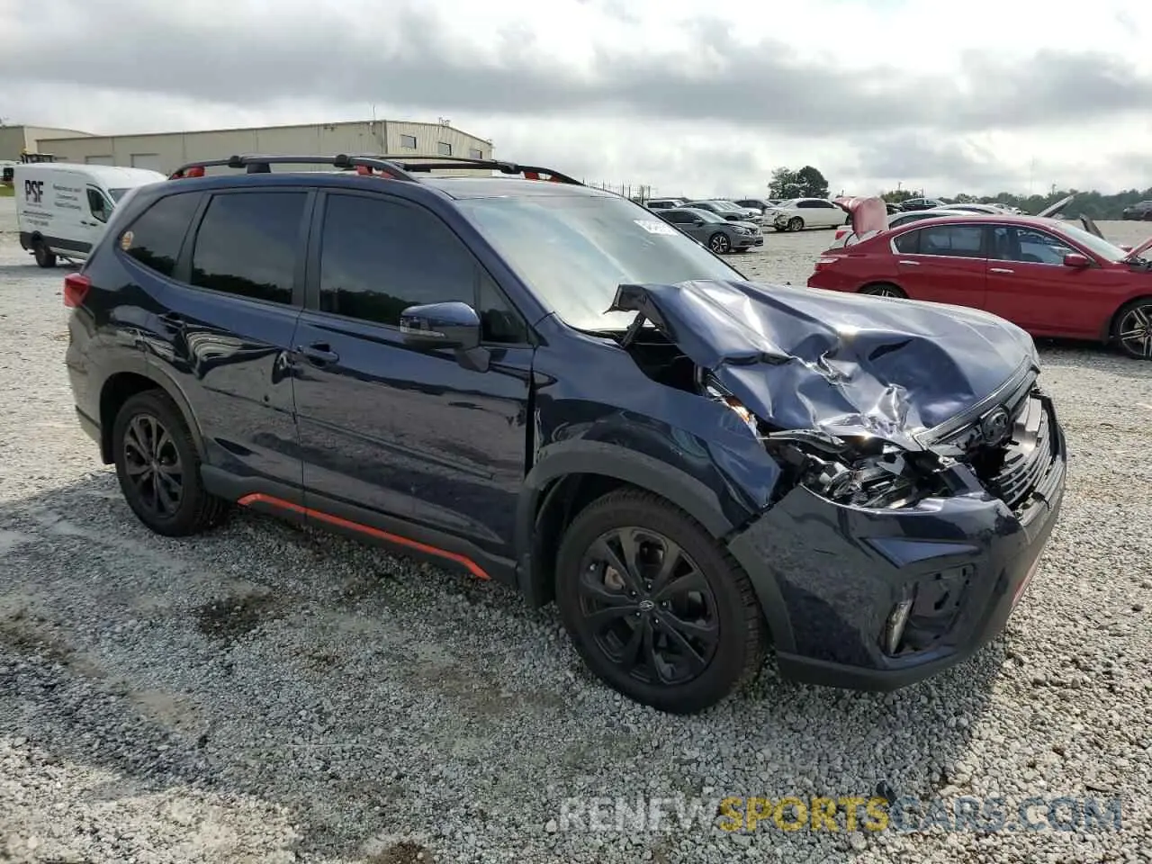 4 Photograph of a damaged car JF2SKARC2LH498599 SUBARU FORESTER 2020