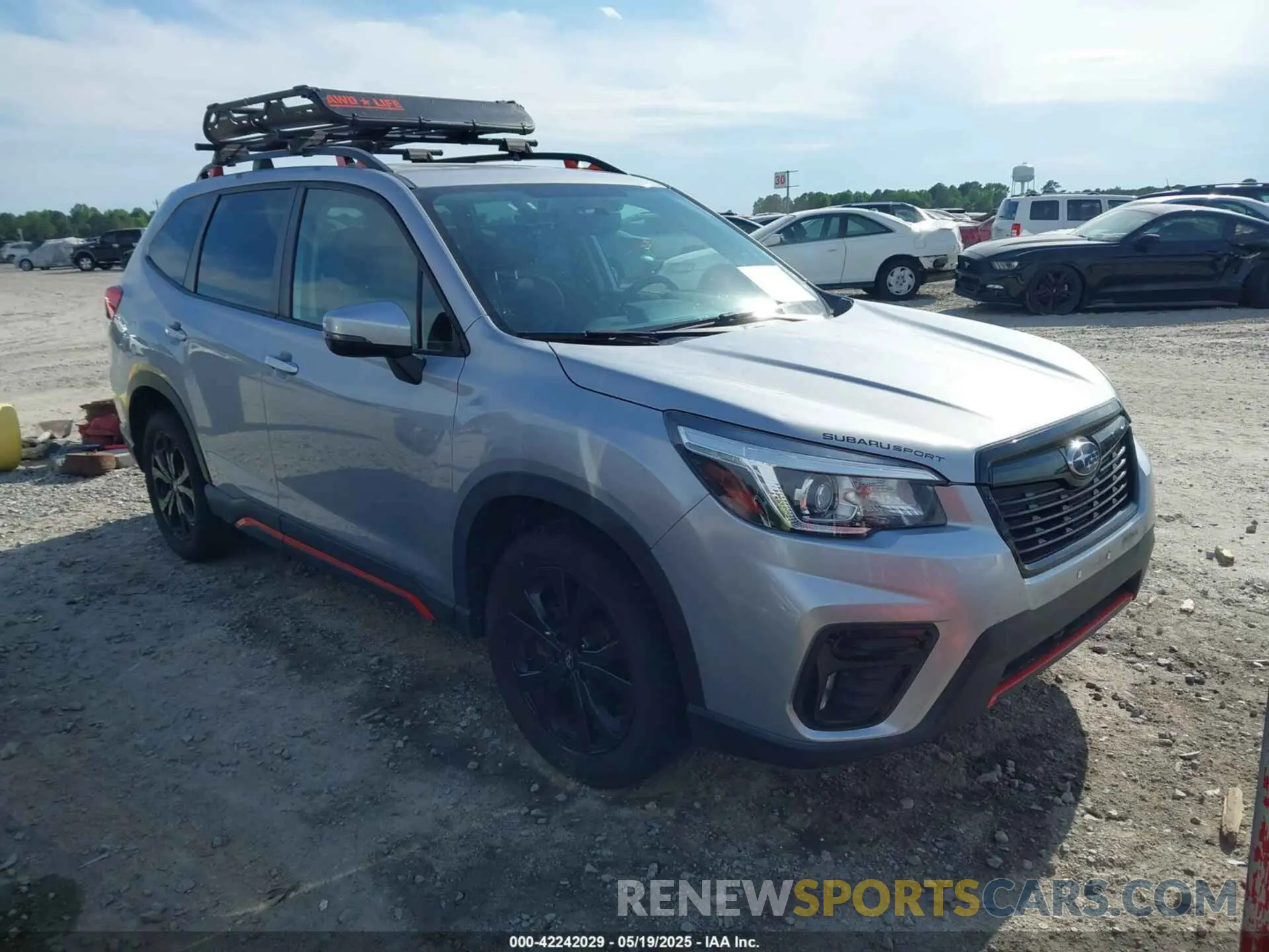 1 Photograph of a damaged car JF2SKARC3LH503521 SUBARU FORESTER 2020