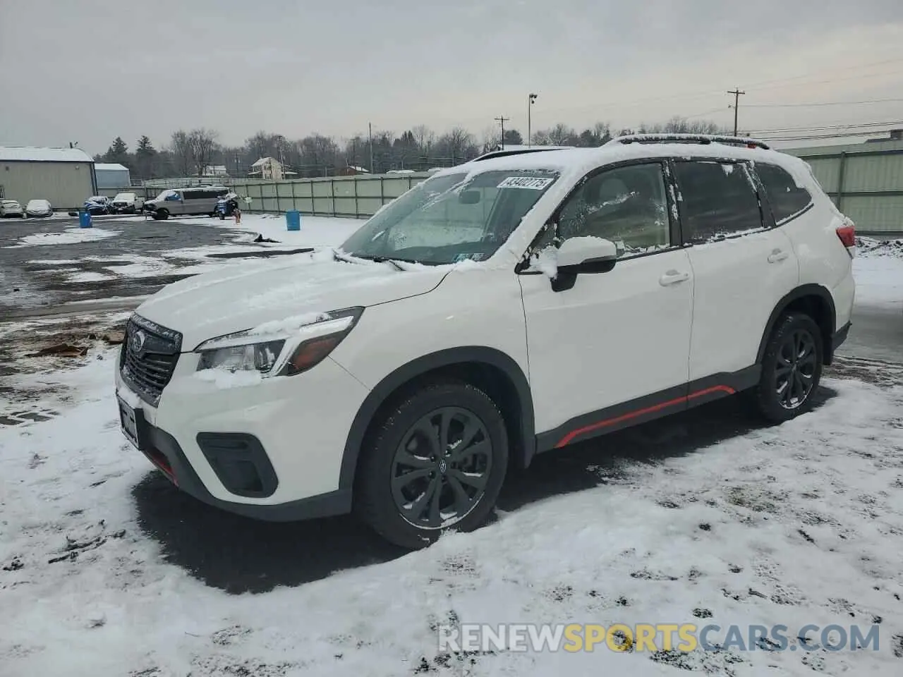 1 Photograph of a damaged car JF2SKARC3LH604915 SUBARU FORESTER 2020