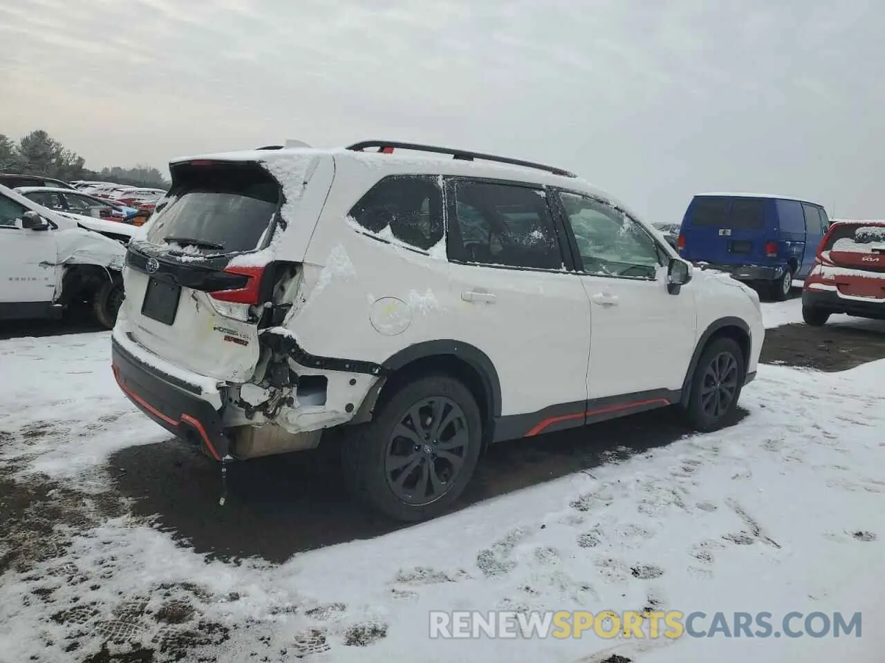 3 Photograph of a damaged car JF2SKARC3LH604915 SUBARU FORESTER 2020