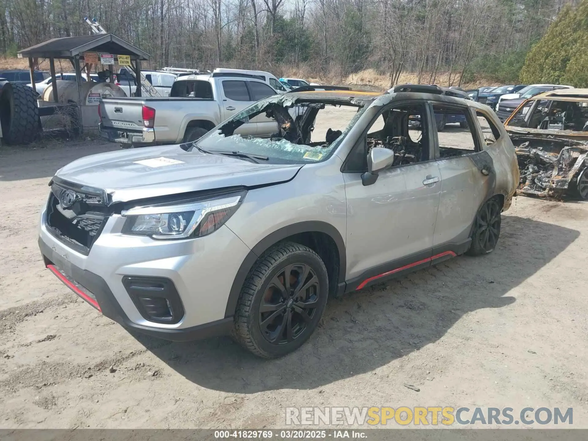 2 Photograph of a damaged car JF2SKARC6LH579315 SUBARU FORESTER 2020