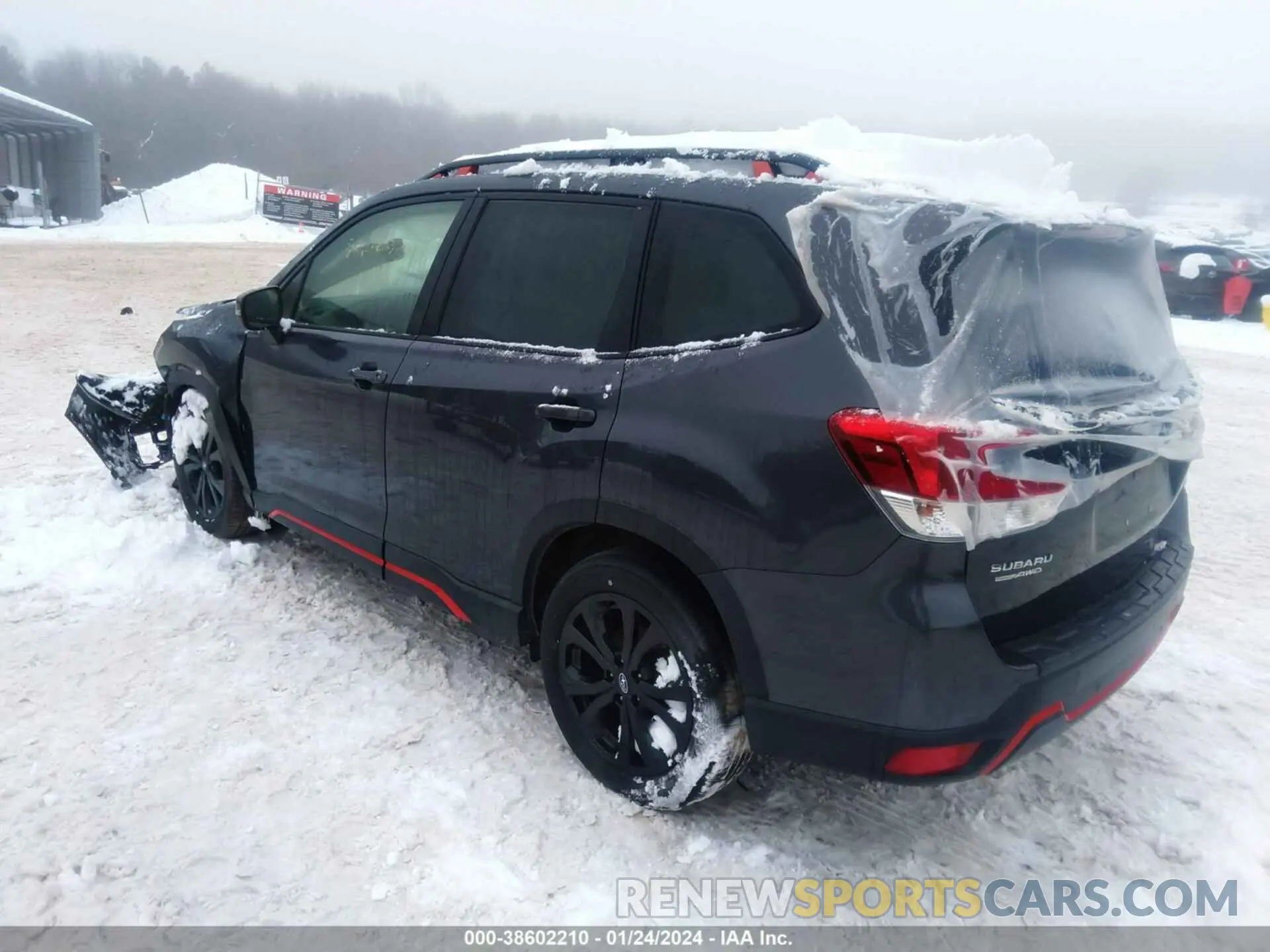 3 Photograph of a damaged car JF2SKARC7LH512321 SUBARU FORESTER 2020
