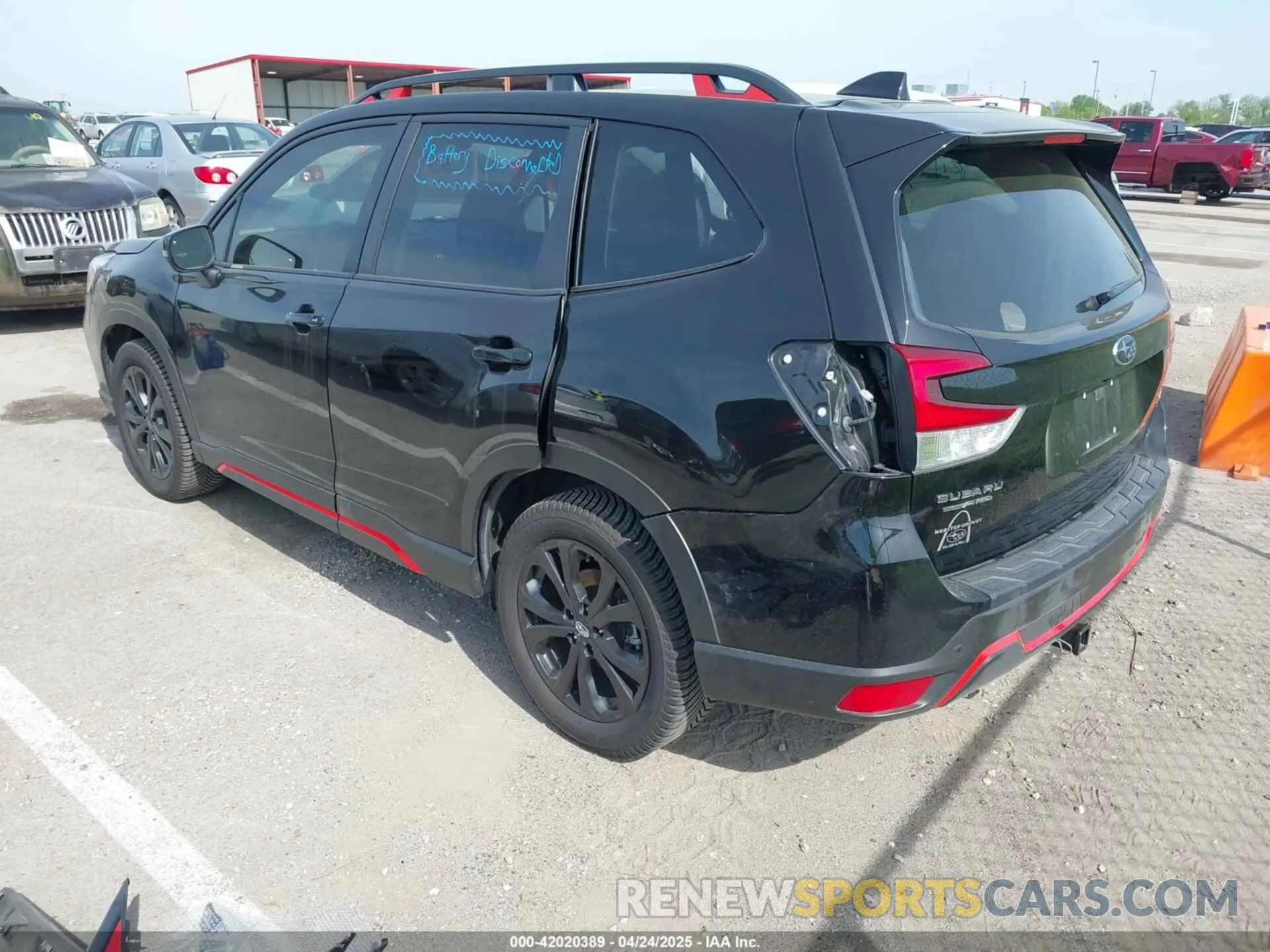 3 Photograph of a damaged car JF2SKARC7LH538949 SUBARU FORESTER 2020