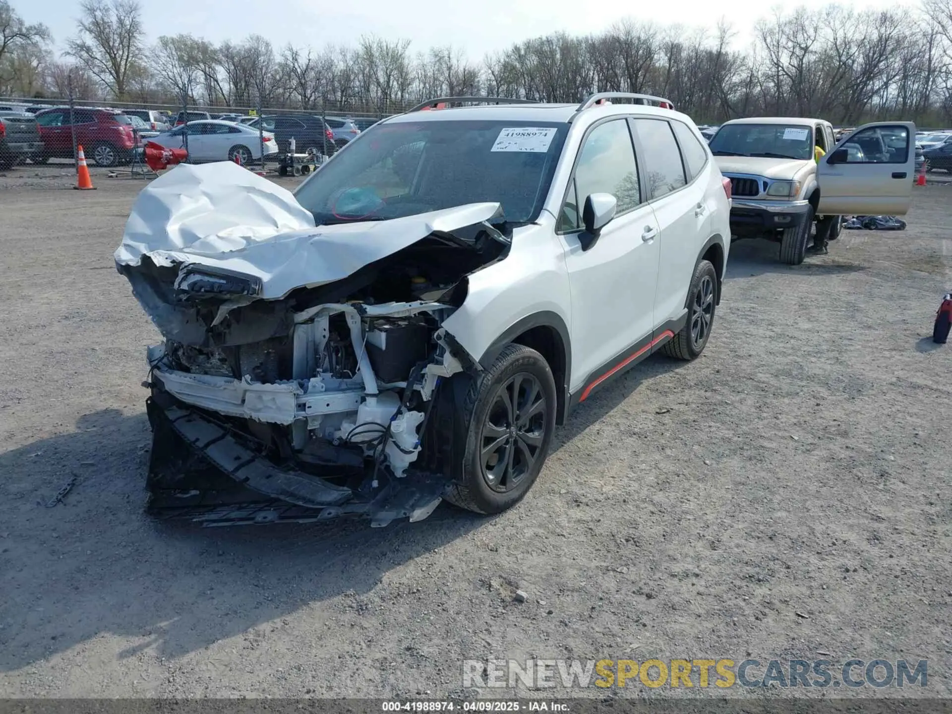 2 Photograph of a damaged car JF2SKARC8LH403611 SUBARU FORESTER 2020