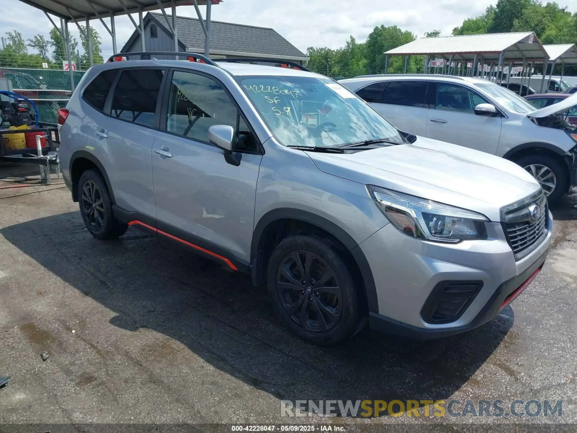 1 Photograph of a damaged car JF2SKARC8LH428900 SUBARU FORESTER 2020