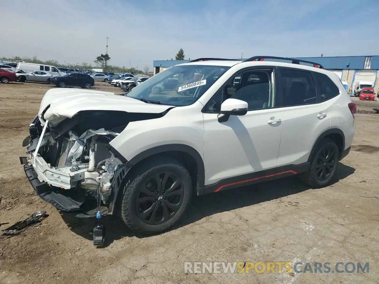 1 Photograph of a damaged car JF2SKARC8LH516345 SUBARU FORESTER 2020