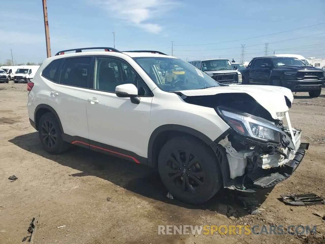 4 Photograph of a damaged car JF2SKARC8LH516345 SUBARU FORESTER 2020