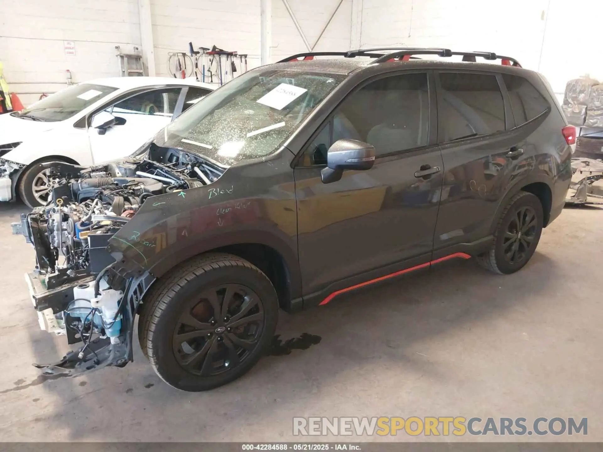 2 Photograph of a damaged car JF2SKARC8LH603680 SUBARU FORESTER 2020
