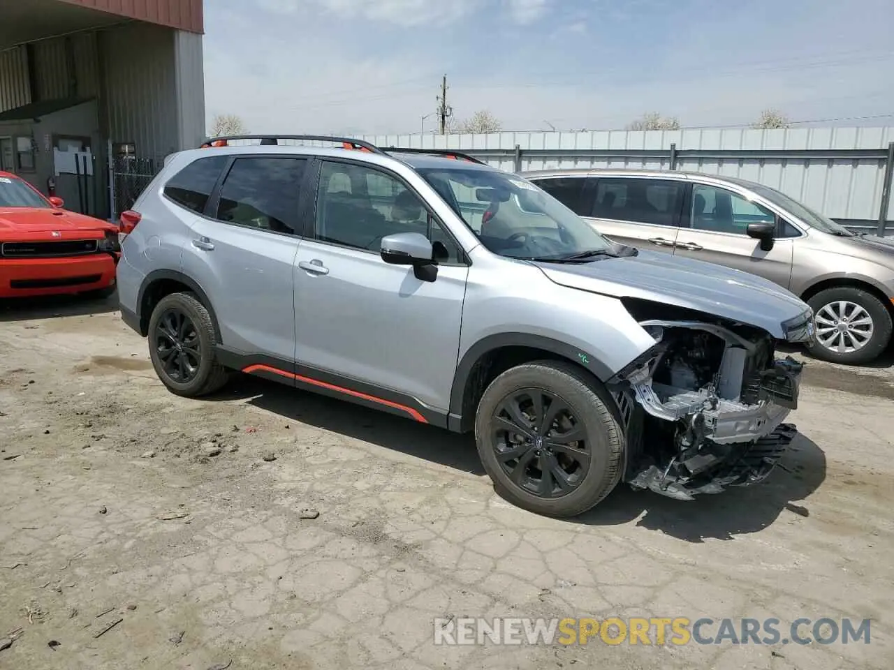 4 Photograph of a damaged car JF2SKARCXLH410947 SUBARU FORESTER 2020