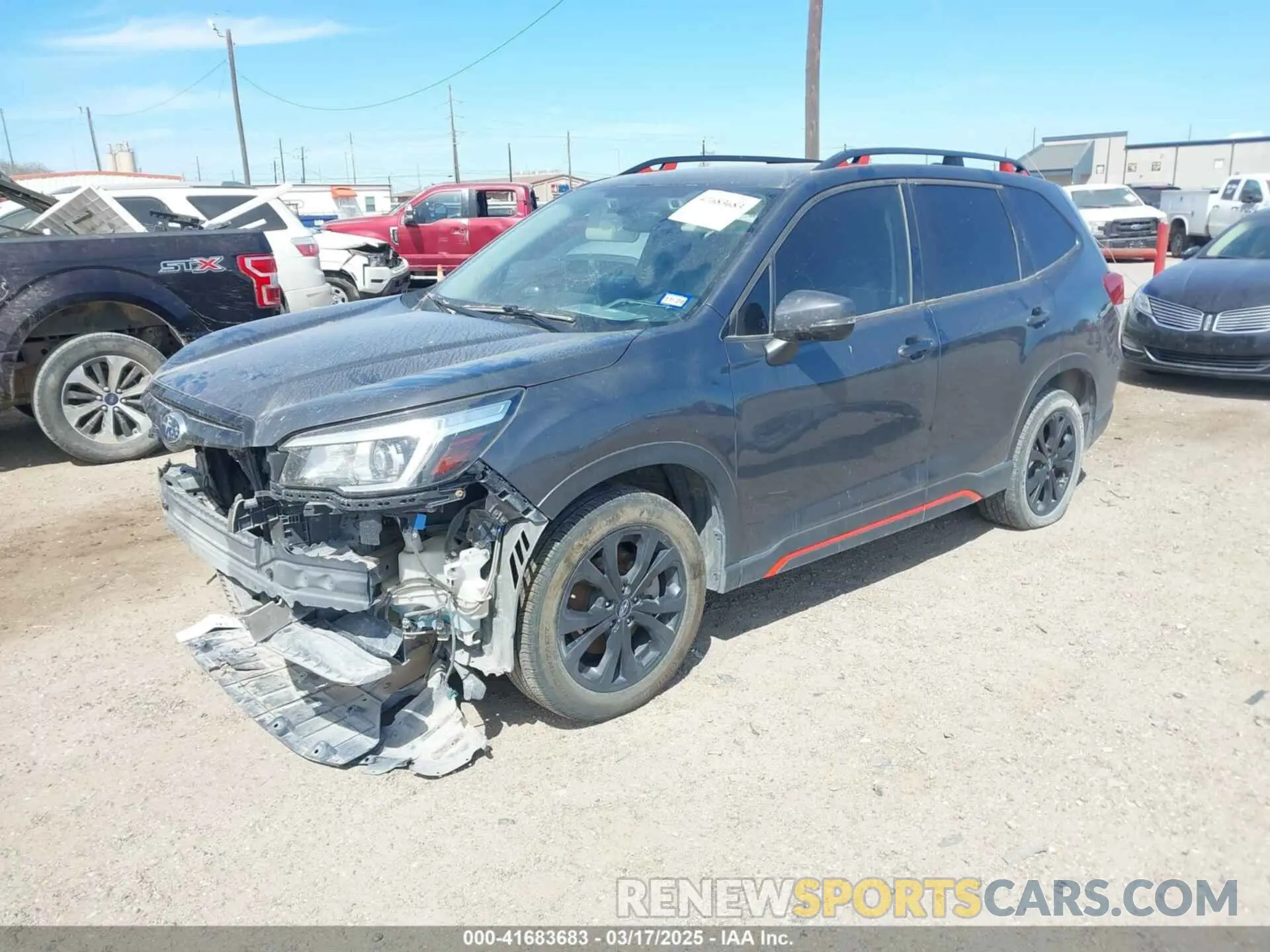 2 Photograph of a damaged car JF2SKARCXLH515455 SUBARU FORESTER 2020
