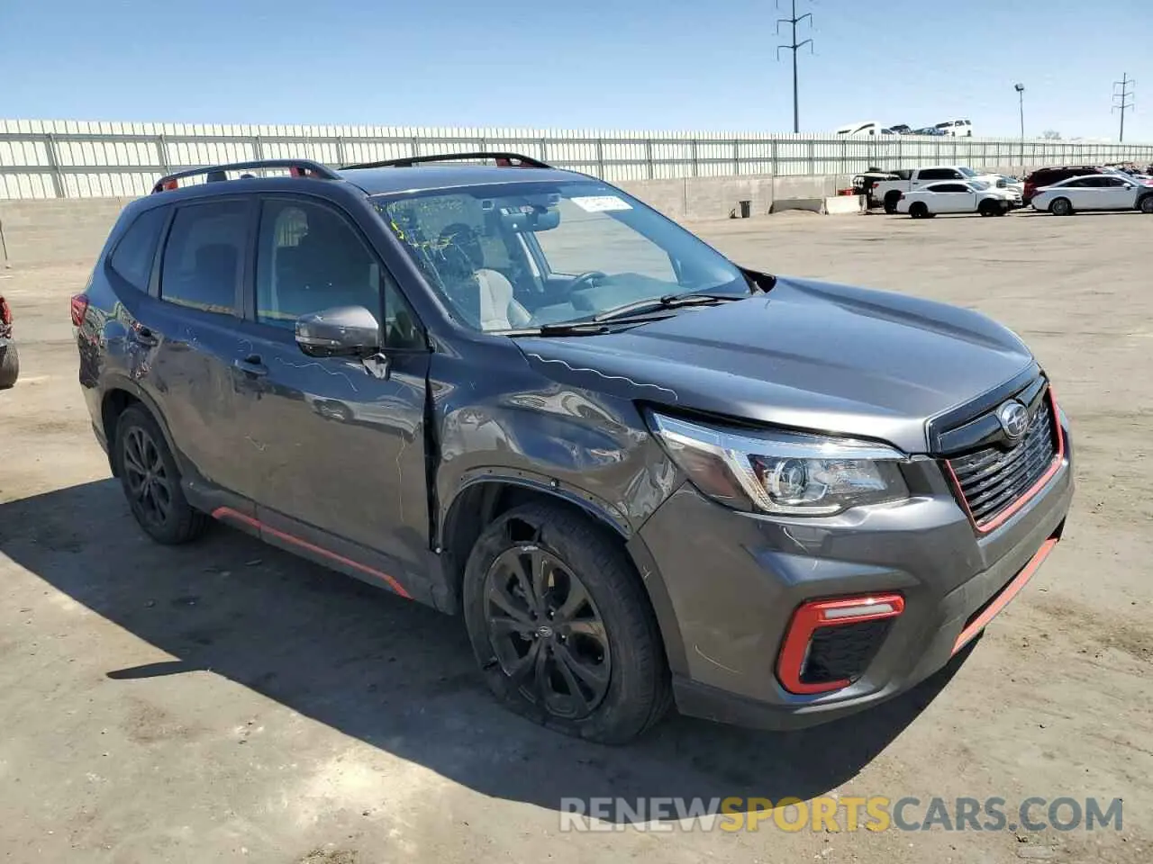 4 Photograph of a damaged car JF2SKARCXLH546088 SUBARU FORESTER 2020