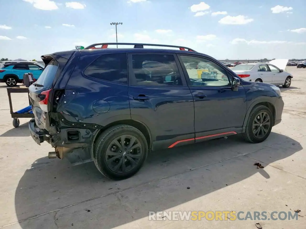 3 Photograph of a damaged car JF2SKARCXLH568754 SUBARU FORESTER 2020