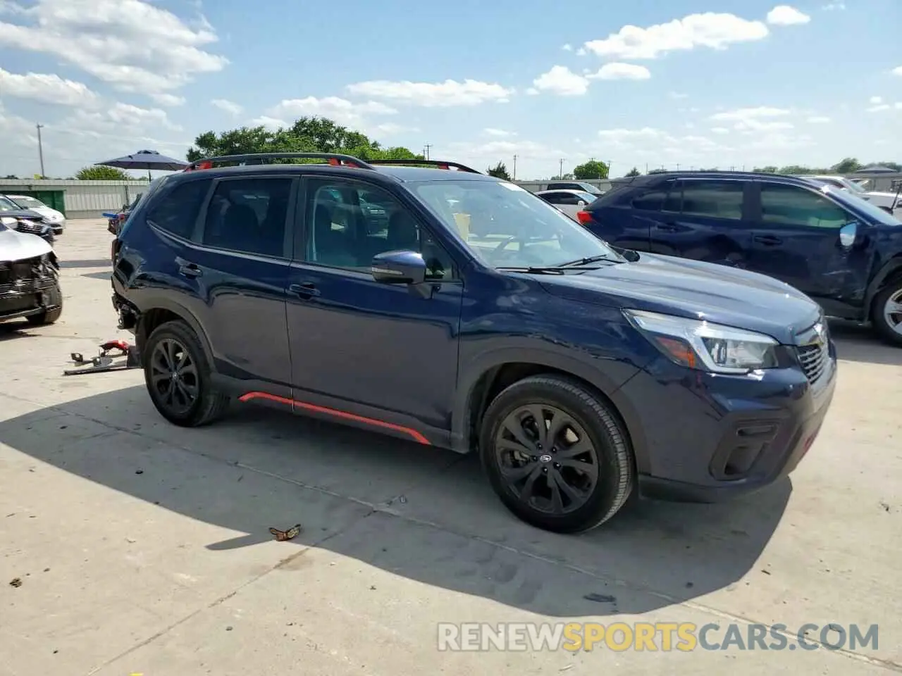 4 Photograph of a damaged car JF2SKARCXLH568754 SUBARU FORESTER 2020