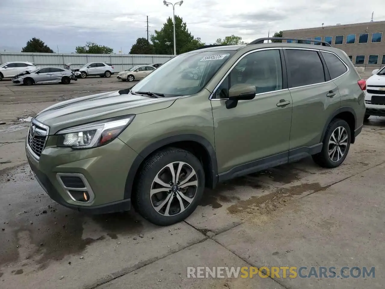 1 Photograph of a damaged car JF2SKASC2LH479514 SUBARU FORESTER 2020