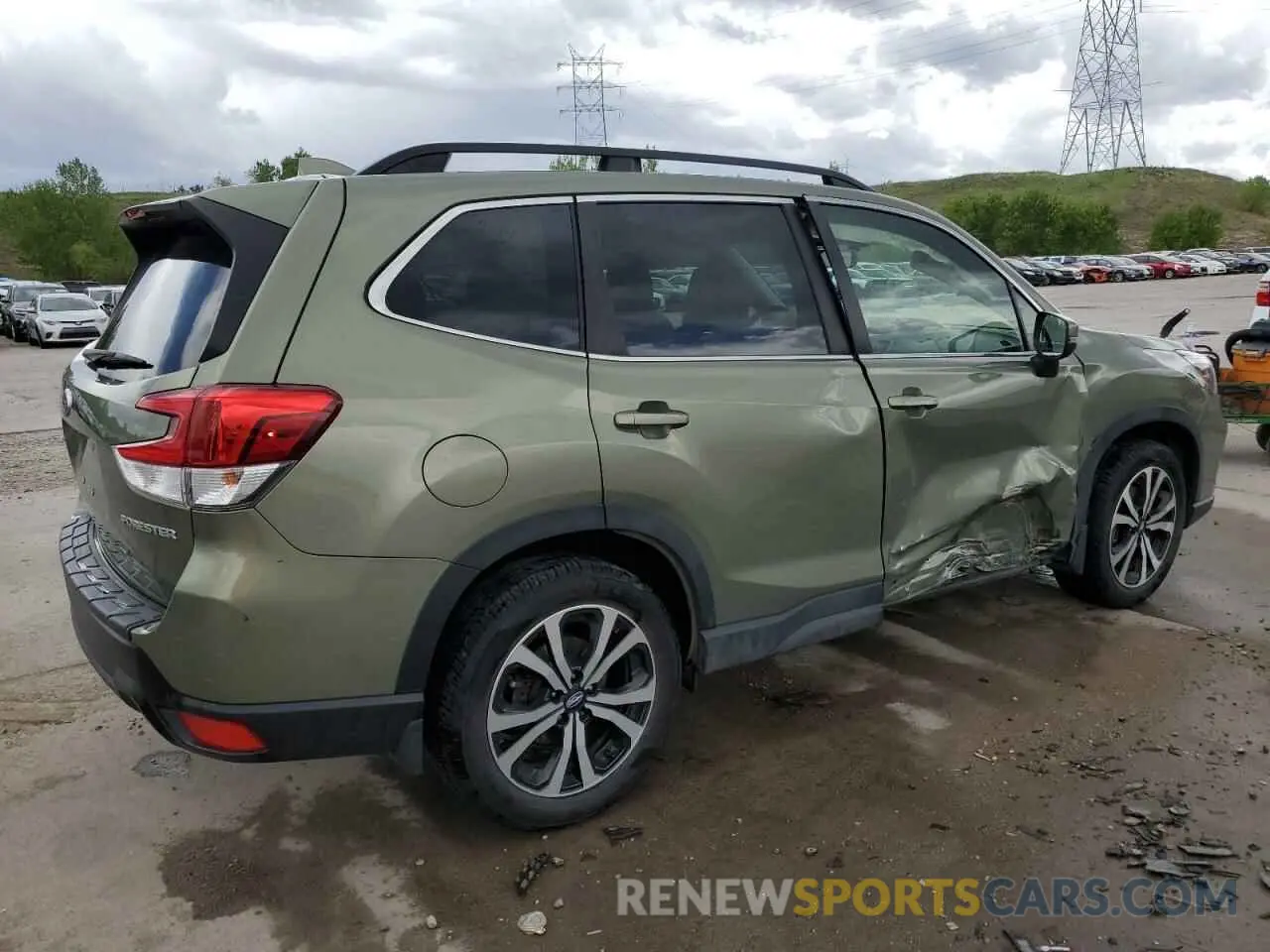 3 Photograph of a damaged car JF2SKASC2LH479514 SUBARU FORESTER 2020