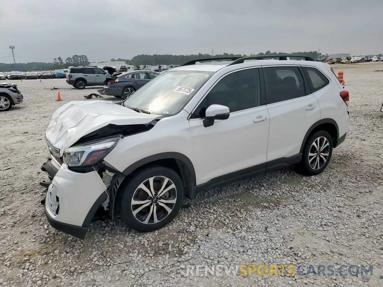 1 Photograph of a damaged car JF2SKASC4LH589979 SUBARU FORESTER 2020