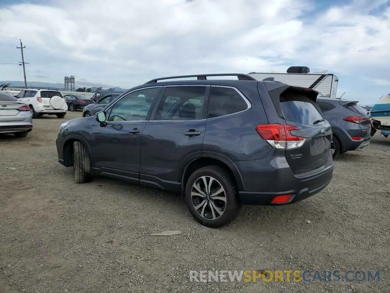 2 Photograph of a damaged car JF2SKASC8LH503296 SUBARU FORESTER 2020