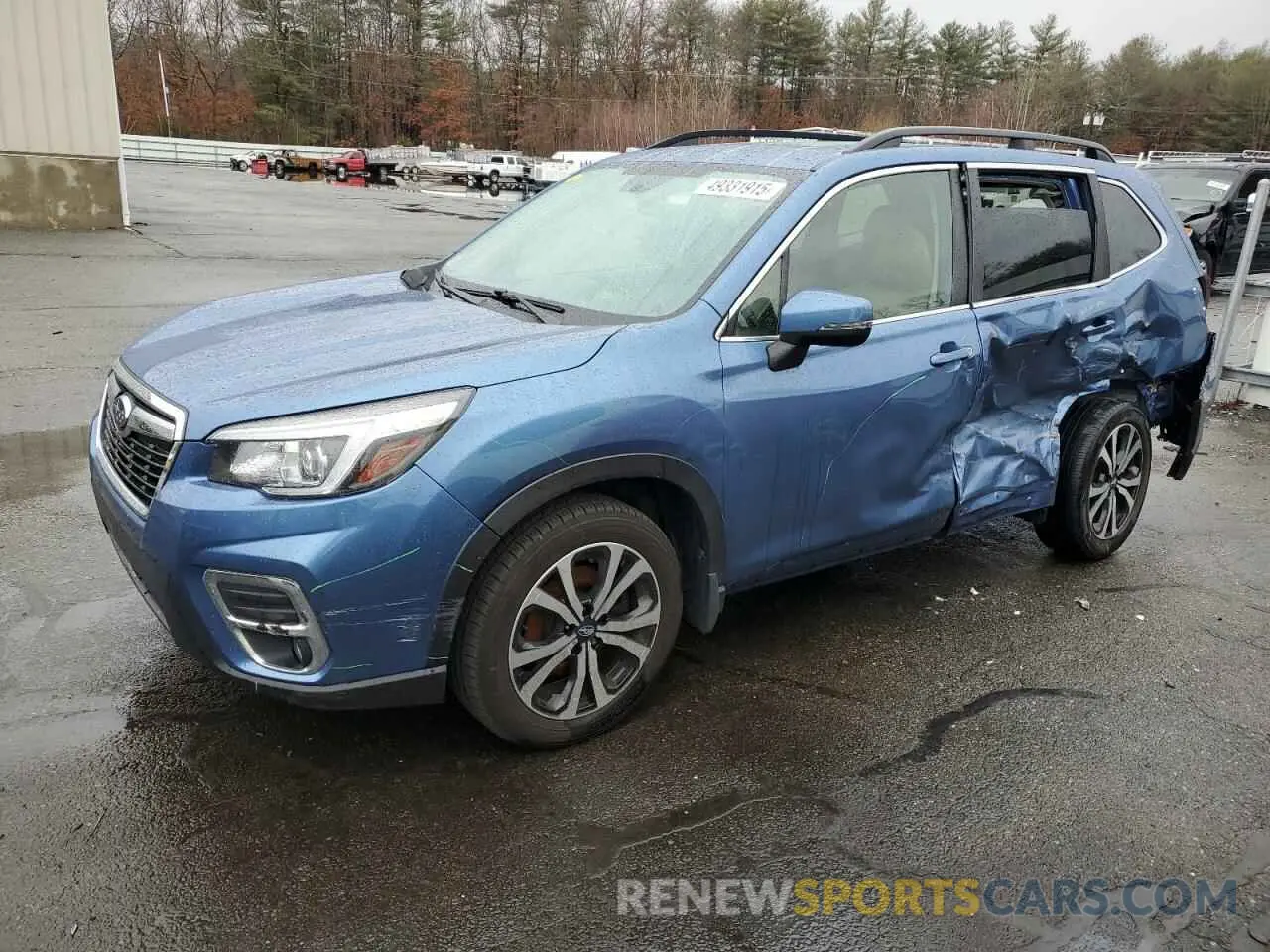 1 Photograph of a damaged car JF2SKASCXLH470334 SUBARU FORESTER 2020