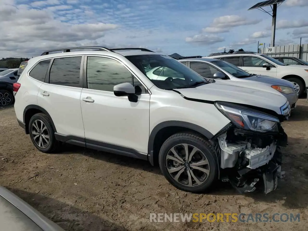 4 Photograph of a damaged car JF2SKASCXLH589226 SUBARU FORESTER 2020