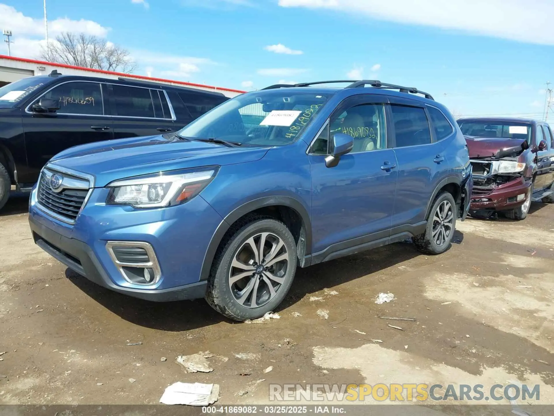 2 Photograph of a damaged car JF2SKAUC1LH465214 SUBARU FORESTER 2020