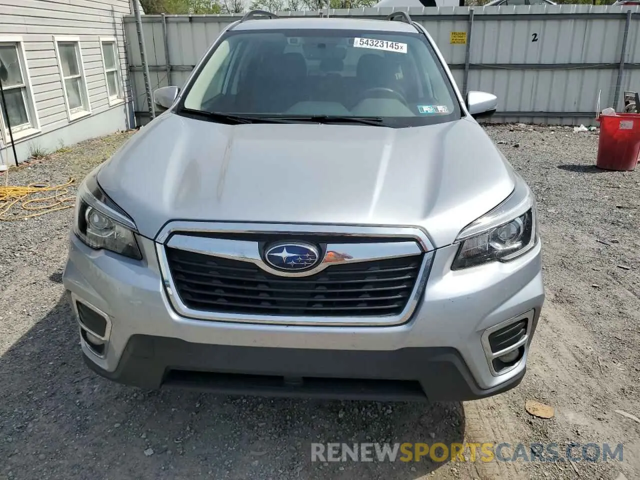 5 Photograph of a damaged car JF2SKAUC3LH407329 SUBARU FORESTER 2020