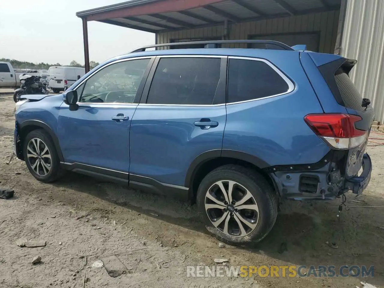 2 Photograph of a damaged car JF2SKAUC3LH579179 SUBARU FORESTER 2020