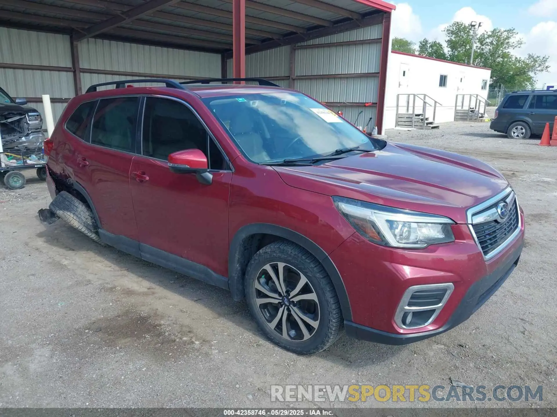 1 Photograph of a damaged car JF2SKAUC3LH593437 SUBARU FORESTER 2020