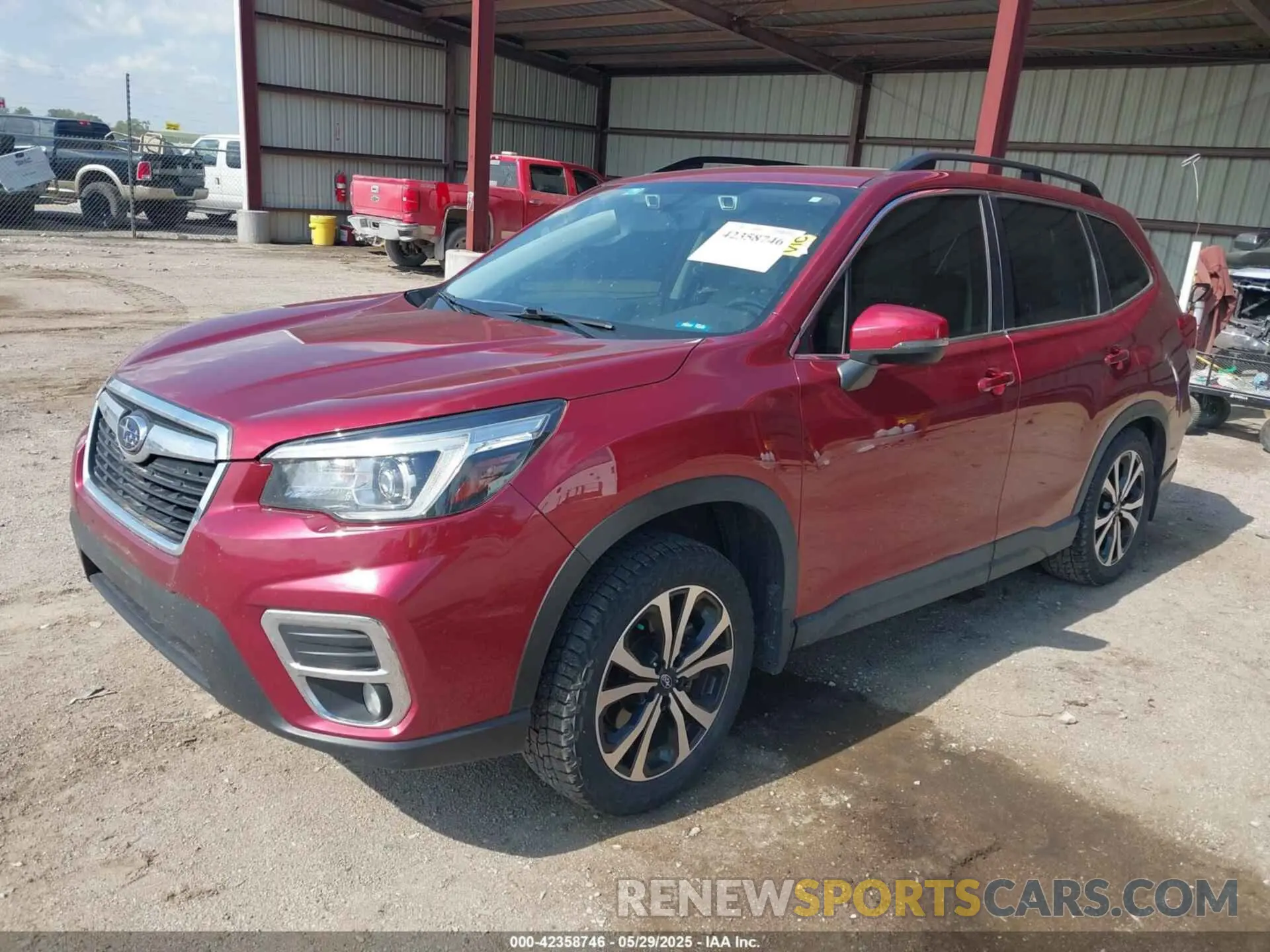 2 Photograph of a damaged car JF2SKAUC3LH593437 SUBARU FORESTER 2020